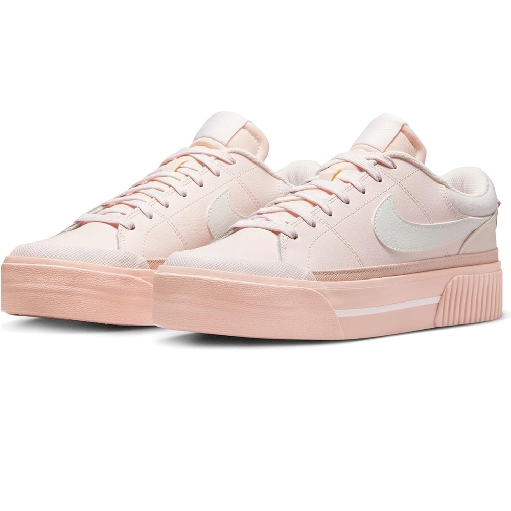 Nike Court Legacy Lift - Light Soft Pink Sail - size 8